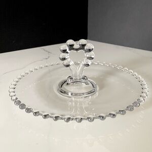 Small Candlewick Serving Tray with Handle